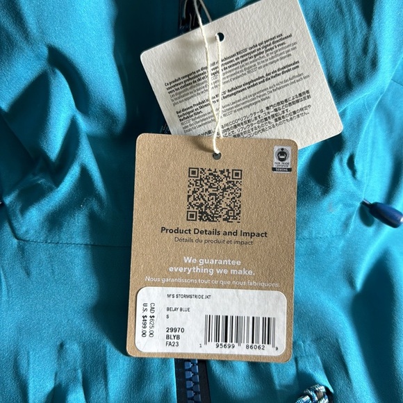 New Patagonia Men's Stormstride Jacket - Picture 4 of 5